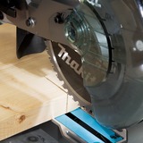 Makita Akku-Kapp-und Gehrungssäge LS002GZ01 XGT, 40Volt + Funk Adapter, Kapp- und Gehrungssäge blau, Bluetooth, ohne Akku und Ladegerät