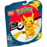 Mattel MEGA Pokémon Bauspielzeugset Pikachu mit 1 Actionfigur für Kinder, Konstruktionsspielzeug 211 Teile