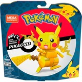 Mattel MEGA Pokémon Bauspielzeugset Pikachu mit 1 Actionfigur für Kinder, Konstruktionsspielzeug 211 Teile