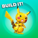 Mattel MEGA Pokémon Bauspielzeugset Pikachu mit 1 Actionfigur für Kinder, Konstruktionsspielzeug 211 Teile