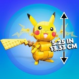 Mattel MEGA Pokémon Bauspielzeugset Pikachu mit 1 Actionfigur für Kinder, Konstruktionsspielzeug 211 Teile