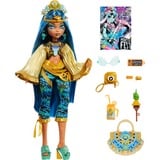 Mattel Monster High Monsterfest Cleo De Nile, Puppe mit Bandposter und Zubehör