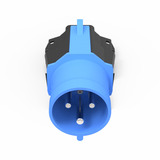 NRGkick Steckeraufsatz 32A - 3polig, max. 7,4kW, Adapter schwarz/blau, für NRGkick Ladeeinheit