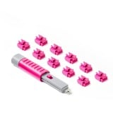 SMARTKEEPER ESSENTIAL RJ45 Port Lock (NL03) + Lock Key Basic (U03), Einsteckschloss Farbcode Pink, 10 Stück + 1 Schlüssel