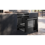 Siemens EQ521KB11, Herdset schwarz/silber