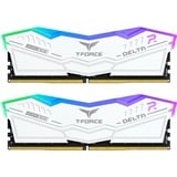 Team Group D516GB 6400-32 RGB wh K2 TEM, Arbeitsspeicher weiß, FF4D532G6400HC32ADC01, Delta RGB, INTEL XMP