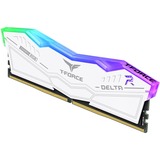 Team Group D516GB 6400-32 RGB wh K2 TEM, Arbeitsspeicher weiß, FF4D532G6400HC32ADC01, Delta RGB, INTEL XMP