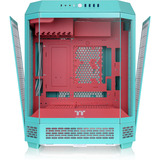 Thermaltake The Tower 600 Mint Strawberry, Tower-Gehäuse mint/rot, Tempered Glass x 3