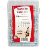 fischer Profi-Box FSP II, Schrauben-Set 155-teilig, mit 2 Bits