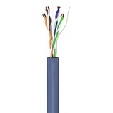 goobay Netzwerkkabel Cat.6a, U/UTP blau, 100 Meter
