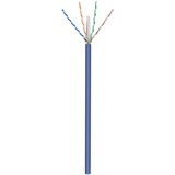 goobay Netzwerkkabel Cat.6a, U/UTP blau, 100 Meter