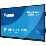 iiyama ProLite TE8613A-B3AG, Public Display schwarz (matt), UltraHD/4K, IPS, Touchscreen, HDMI, DP, USB-C, USB-Hub