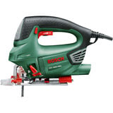 Bosch Heimwerken & Garten Stichsäge PST 900 PEL Set grün/schwarz, Koffer, 10 teiliges Sägeblatt Set PB11, 620 Watt