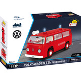 COBI Volkswagen T2b Feuerwehr, Konstruktionsspielzeug rot, Maßstab 1:35