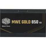 Cooler Master MWE 850 V3 Black, PC-Netzteil schwarz, 1x 12-Pin High Power GPU, 4x PCIe, 850 Watt