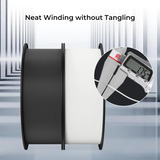 Creality Ender-PLA Filament Value Pack Weiß/Grau, 3D-Filament 2 kg, 1,75 mm, auf 2 Rollen