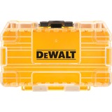 DEWALT TOUGHCASE Koffer klein gelb, leer, mit Halterungen und Schüttbox