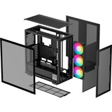 DeepCool MORPHEUS , Tower-Gehäuse schwarz, Tempered Glass