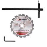 EINHELL Power X-Change Akku-Handkreissäge CG2400SV TE-CS 18/150-2 Li-Solo, 18Volt rot/schwarz, ohne Akku und Ladegerät