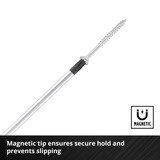 EINHELL Schraubendreher-Set, Außen-Sechsrund 5-teilig rot/schwarz, Ergonomische Zweikomponentengriffe