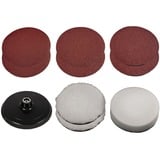 EINHELL Teller-/ Polier-/ Schleifblatt-Set, 150mm, Schleif- / Poliermittel für Polier- und Schleifmaschinen