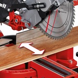 EINHELL Zug-Kapp-und Gehrungssäge TC-SM 2531/2 U rot/schwarz, 1.900 Watt