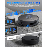 Ecovacs DEEBOT X11 OmniCyclone, Saugroboter schwarz