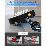 Ecovacs DEEBOT X11 OmniCyclone, Saugroboter schwarz