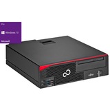 Fujitsu Esprimo D756 E90+ SFF Generalüberholt, PC-System schwarz, Windows 10 Pro 64-Bit