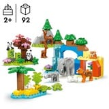 LEGO 10446 DUPLO Town Wildtier-Familien 3-in-1-Set, Konstruktionsspielzeug 