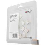 Lindy USB Typ C Port Schloss (ohne Schlüssel) 10 Stück, Code Orange