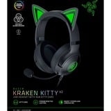 Razer Kraken Kitty V2, Gaming-Headset schwarz, USB-A