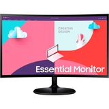 SAMSUNG Essential S27C364EAU, LED-Monitor 68 cm (27 Zoll), schwarz, FullHD, VA, 75 Hz, AMD Free-Sync