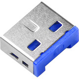 SMARTKEEPER ESSENTIAL USB-A Port Lock (UL03), Einsteckschloss Farbcode Dunkelblau, 10 Stück