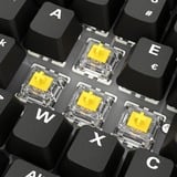 Sharkoon SKILLER SGK50 S2 PBT, Gaming-Tastatur schwarz, BE-Layout, Gateron G Pro 3.0 Yellow
