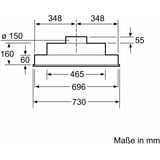 Siemens Siemens Lüfterbaustein LB75566, Dunstabzugshaube silber, 75 cm