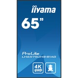 iiyama ProLight LH6575UHS-B1AG, Public Display schwarz (matt), UltraHD/4K, IPS, Lautsprecher, SDM-Slot