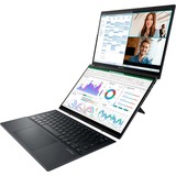 ASUS Zenbook Duo OLED (UX8406MA-PZ058X), Notebook grau, Intel® Core™ Ultra 9 185H, Intel® Arc™ Graphics, 32 GB LPDDR5X, 2 TB (2 TB SSD), Windows 11 Pro 64-Bit