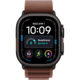 Apple Watch Ultra 4, Smartwatch Titan schwarz, 49 mm, Alpine Loop Burgunder L, Cellular