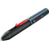 Bosch Akku-Heißklebestift Gluey Pen, Smoky Grey, Heißklebepistole grau/schwarz, inkl. 20 Klebesticks