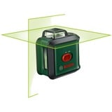 Bosch Heimwerken & Garten Kreuzlinienlaser UniversalLevel 360 grün/schwarz, grüne Laserlinien, Reichweite Ø 24 Meter