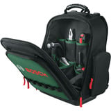Bosch Heimwerken & Garten Werkzeug Rucksack Set, 60-teilig, Werkzeug-Set schwarz/grün, mit Werkzeugrucksack