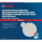 Bosch Professional Expert M480 Netzstruktur-Schleifblatt Ø 225mm, K400 25 Stück, für Trockenbauschleifer