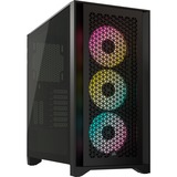 Corsair iCUE 4000D RGB AIRFLOW, Tower-Gehäuse schwarz, Tempered Glass