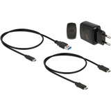 DeLOCK USB 3.0 Docking- und Klonstation M.2 SATA, Dockingstation schwarz, M.2 SATA SSD