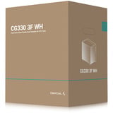  DeepCool CG330 3F WH, Tower-Gehäuse weiß, Panorama-Design