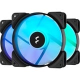 Fractal Design Aspect 12 RGB Black Frame 3er, Gehäuselüfter schwarz/weiß, 3er Pack