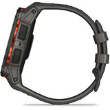 Garmin Instinct 3 Solar - 50 mm, Smartwatch Kohle/ Schwarz, Silikon-Armband