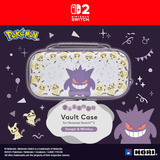 HORI Vault Case (Gengar & Mimigma) Premium Etui für Nintendo Switch 2 , Schutzhülle mehrfarbig