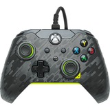 PDP Wired Controller - Electric Carbon, Gamepad anthrazit/neon-grün, für Xbox Series X|S, Xbox One, PC